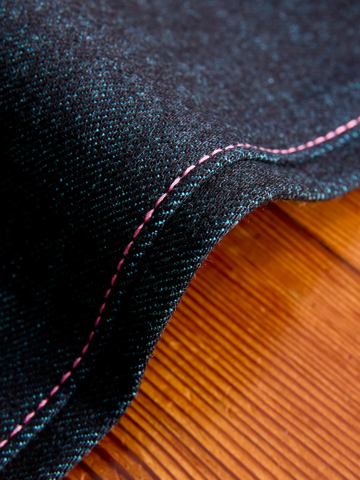 0405-IMSP "Indigo Mint" 15.7oz Selvedge Denim - High Tapered Fit