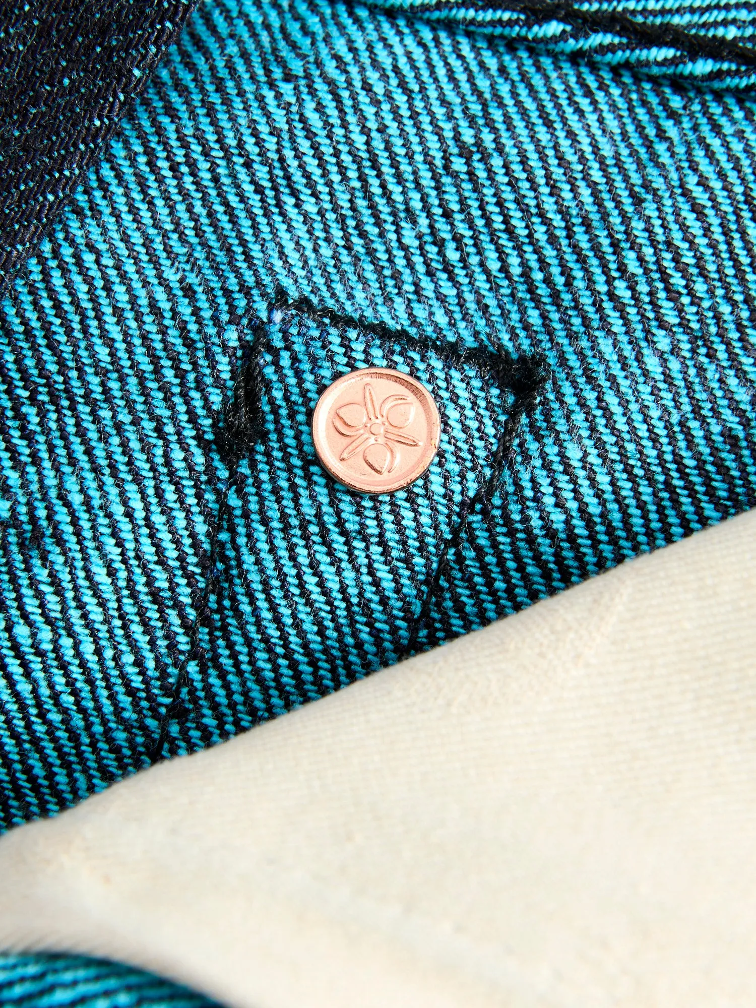 0405-IMSP "Indigo Mint" 15.7oz Selvedge Denim - High Tapered Fit