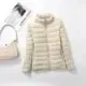 11 Colors Women Korean Slim Fit Stand Collar Puffer Jackets