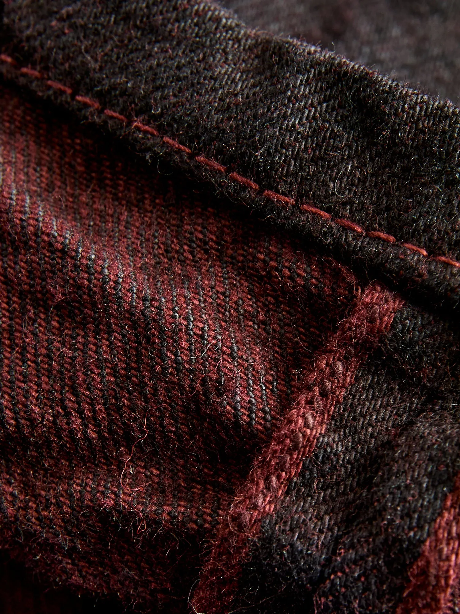 130 "Hadal Library Overdye" 16oz Selvedge Denim - High Rise Taper Fit
