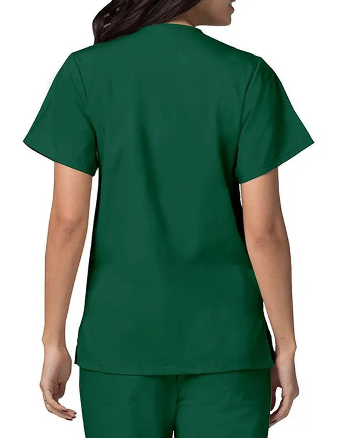 Adar 27.5 Inch Women's Snap-Front Nursing Scrub Top