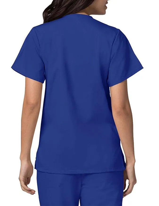 Adar 27.5 Inch Women's Snap-Front Nursing Scrub Top