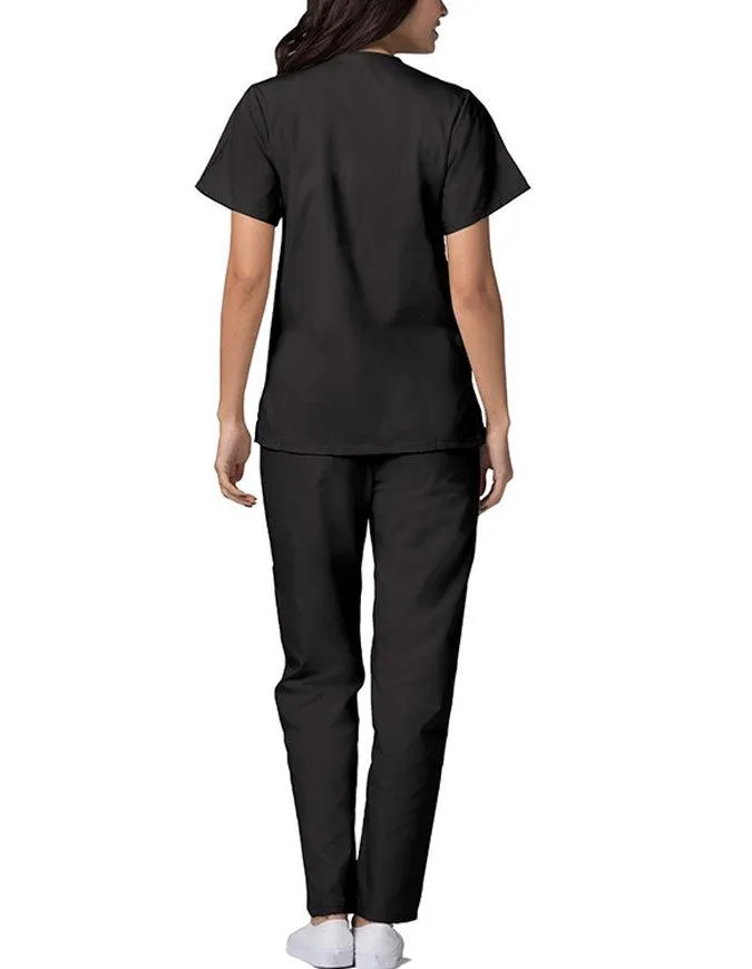 Adar 27.5 Inch Women's Snap-Front Nursing Scrub Top