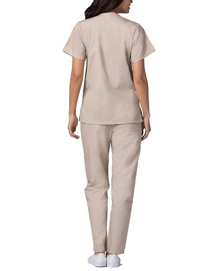 Adar 27.5 Inch Women's Snap-Front Nursing Scrub Top