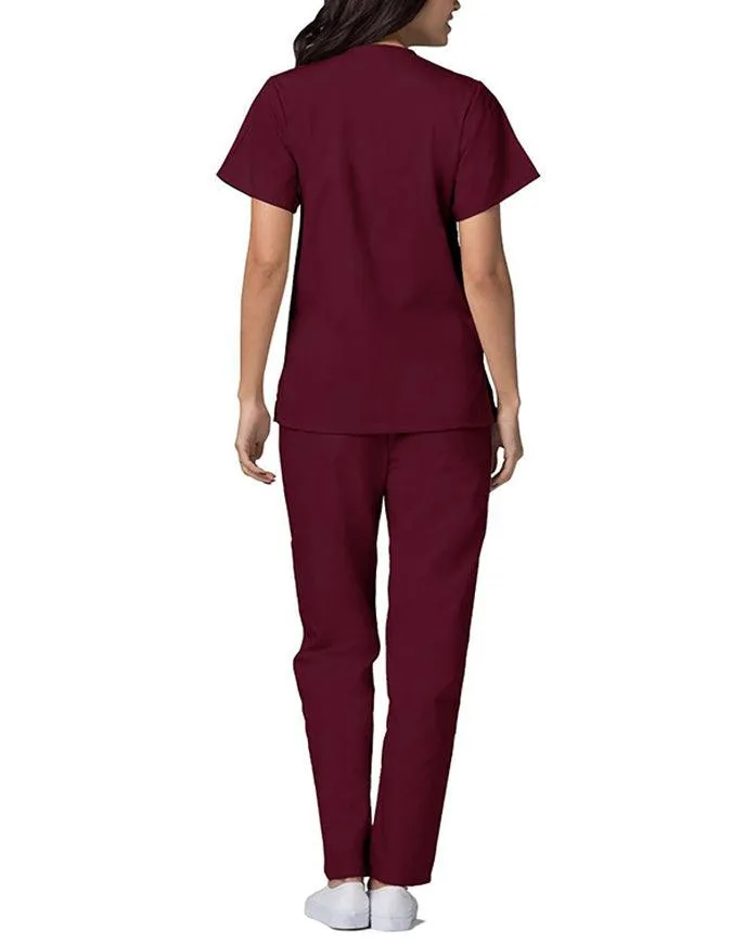 Adar 27.5 Inch Women's Snap-Front Nursing Scrub Top