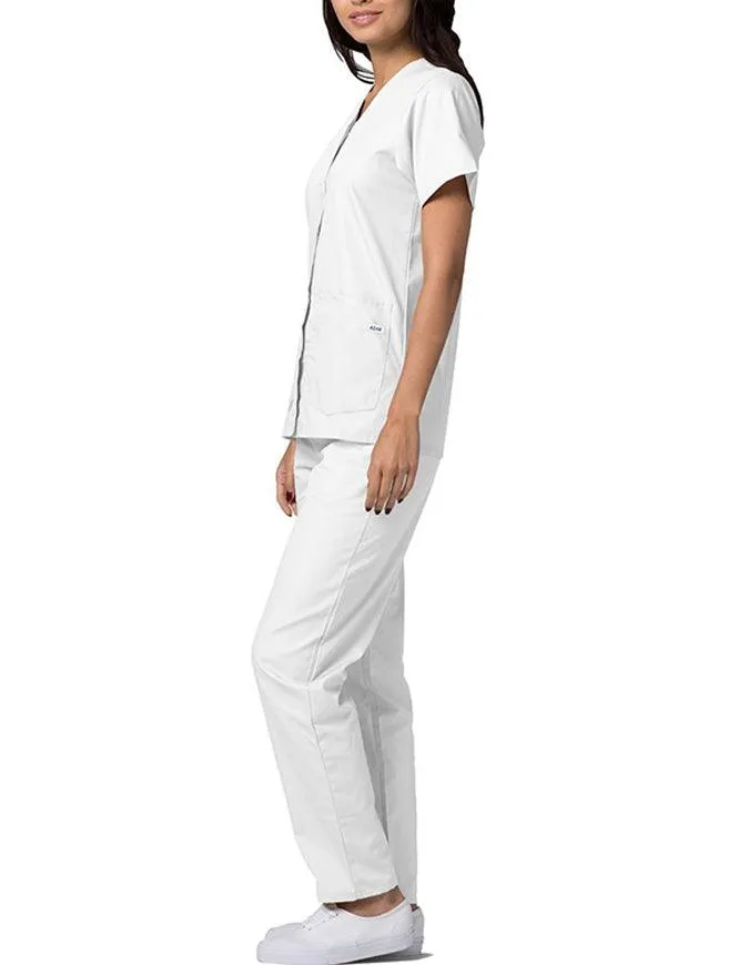 Adar 27.5 Inch Women's Snap-Front Nursing Scrub Top