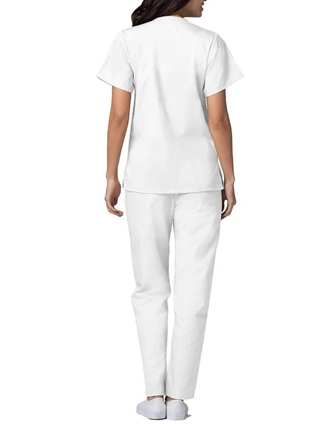 Adar 27.5 Inch Women's Snap-Front Nursing Scrub Top