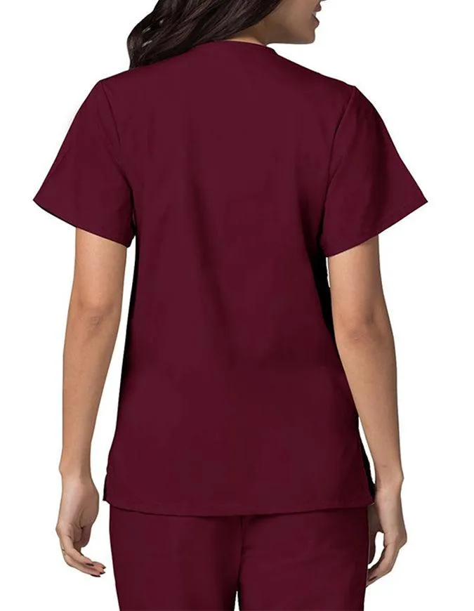 Adar 27.5 Inch Women's Snap-Front Nursing Scrub Top