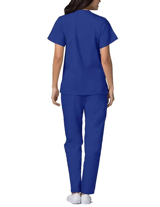 Adar 27.5 Inch Women's Snap-Front Nursing Scrub Top