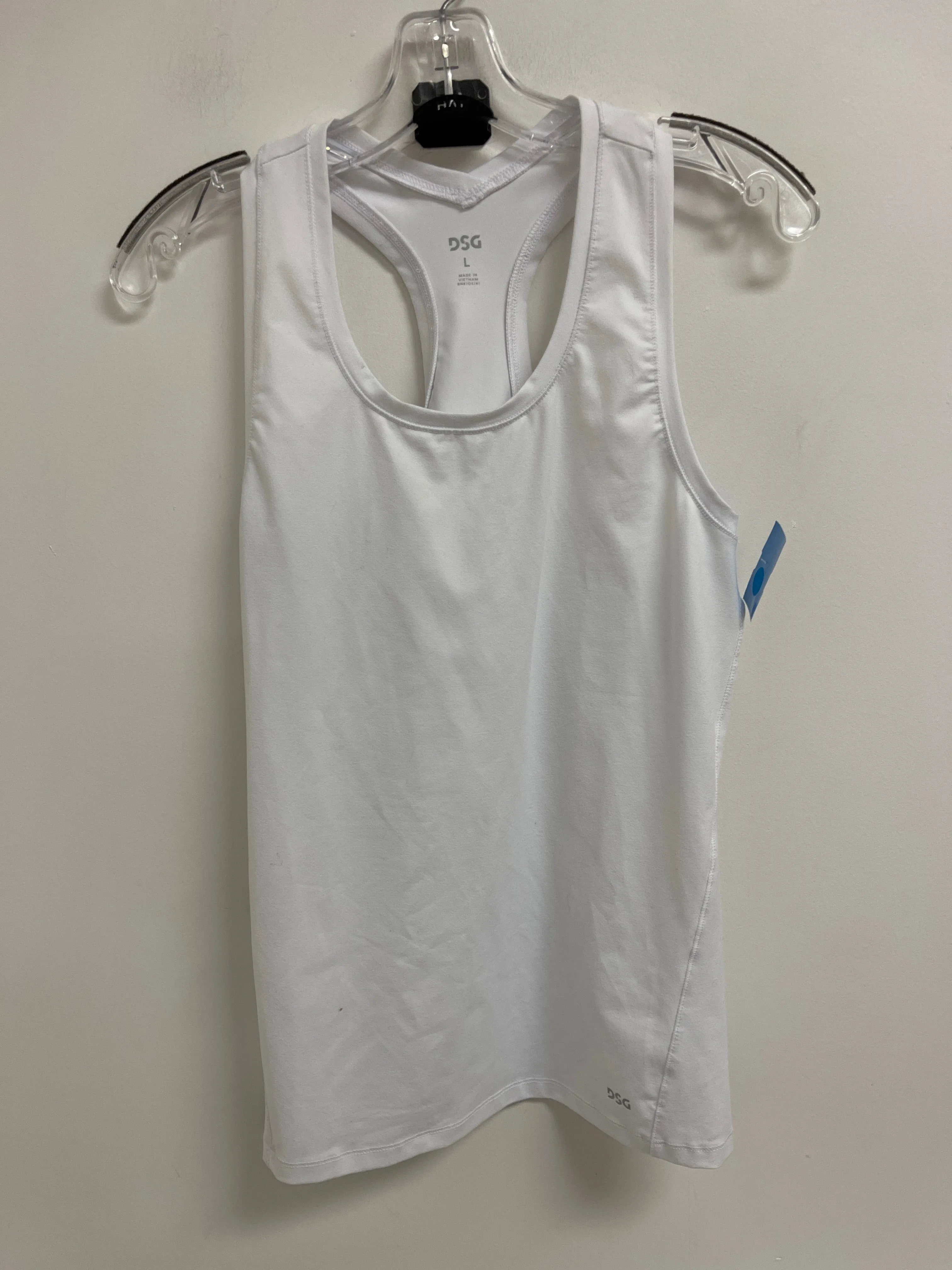 Athletic Tank Top By Dsg Outerwear In White, Size: L