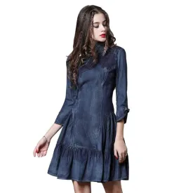 Autumn Denim Women Dress
