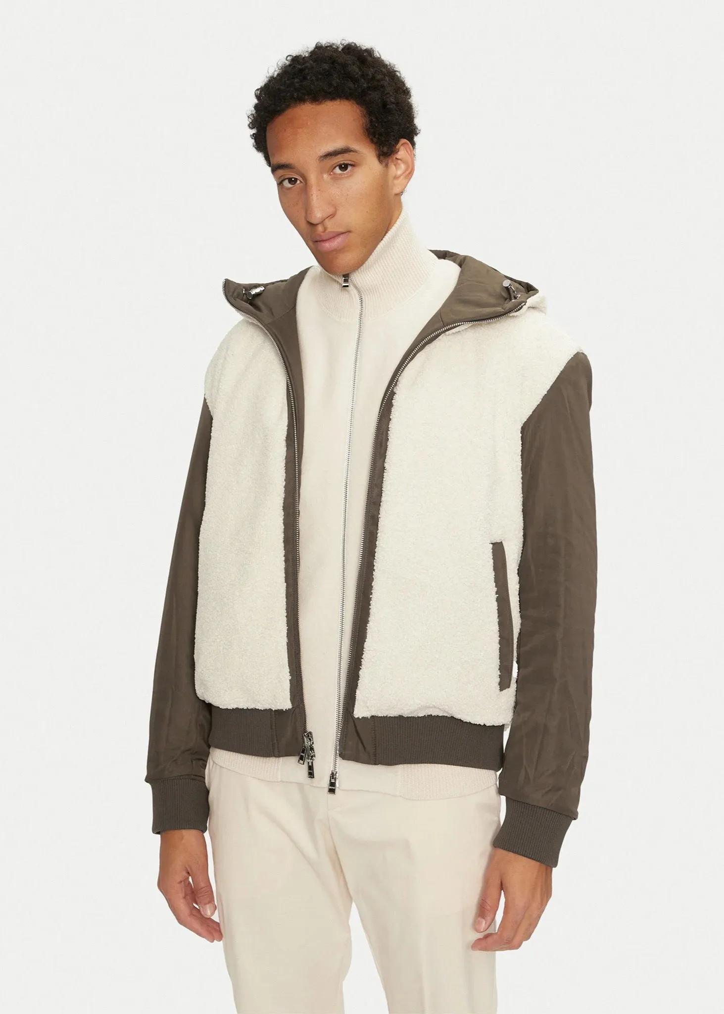 Blouson réversible BOSS kaki