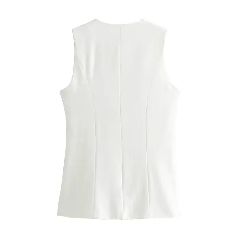 BWQ Classic Tailored Button Vest