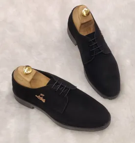 Classic Design Suede Lases Formal Shoes-JonasParamount