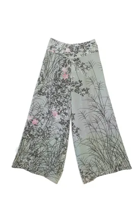 Dunes Grey Crepe Palazzo Pants