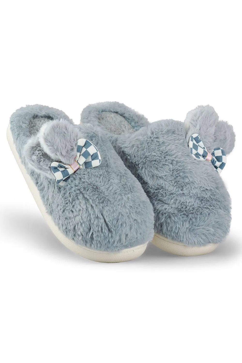 Elegant Furry Ear Slippers