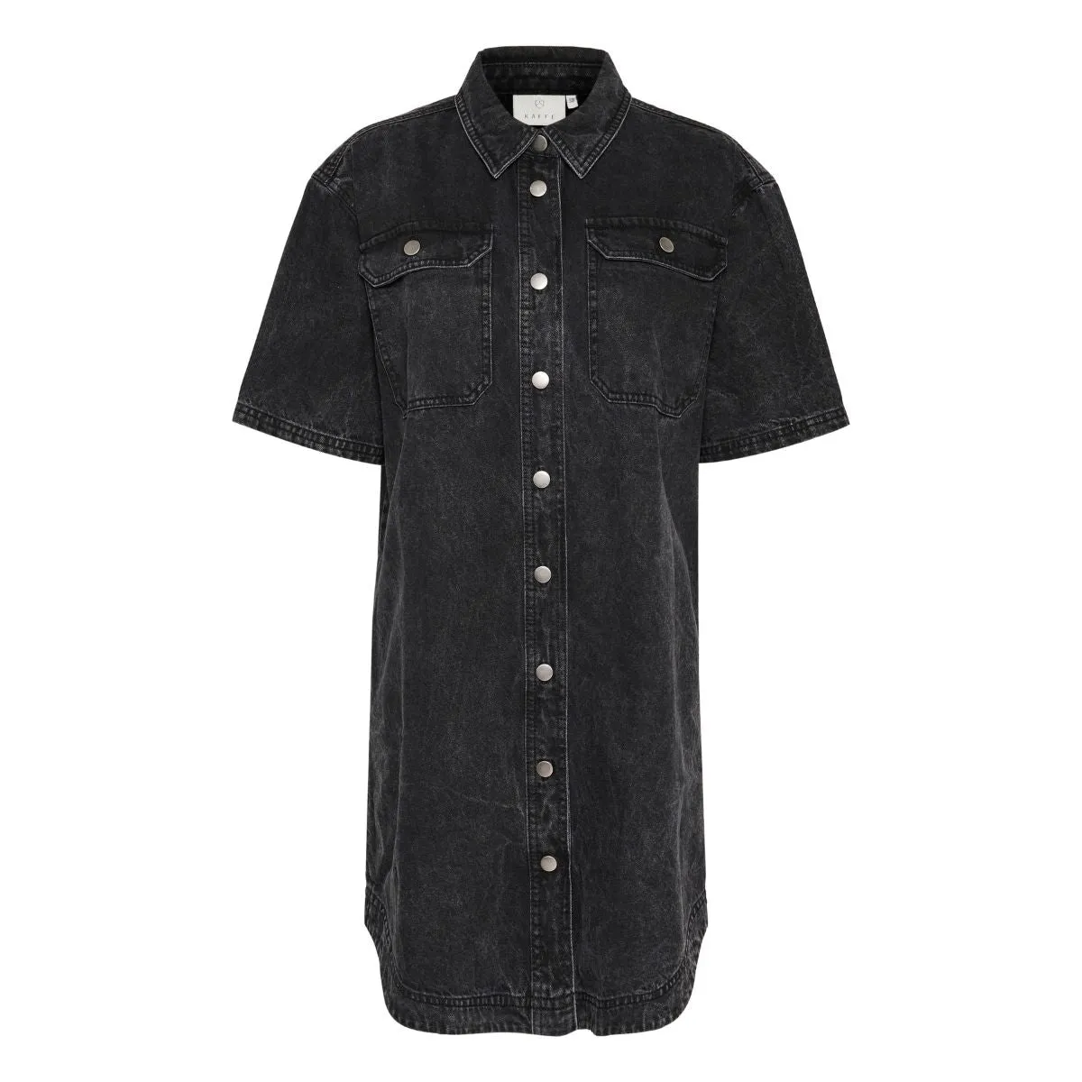 Emma Denim Shirt Dress Medium Grey Denim