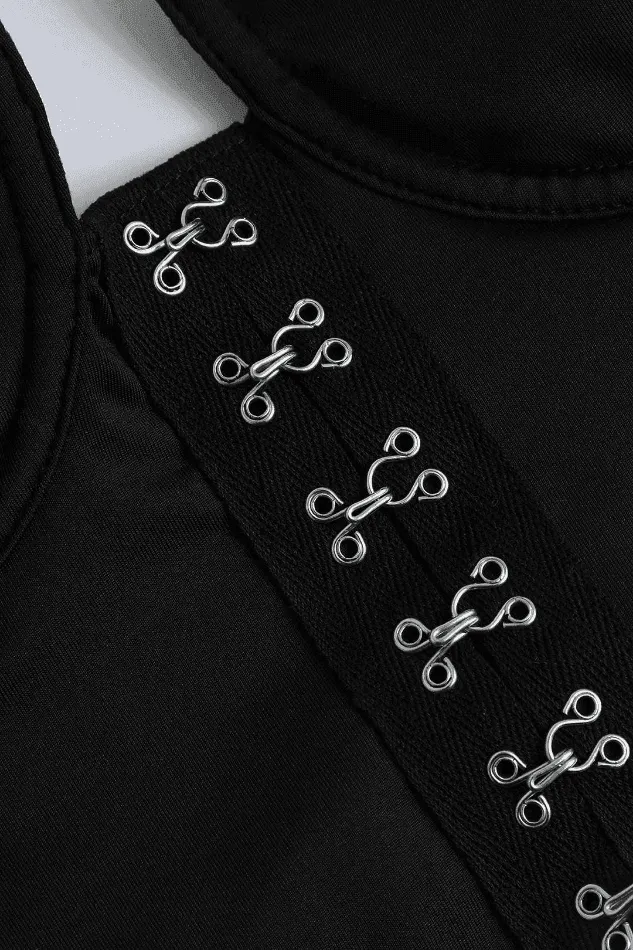 Garter Hook and Eye Bustier Top