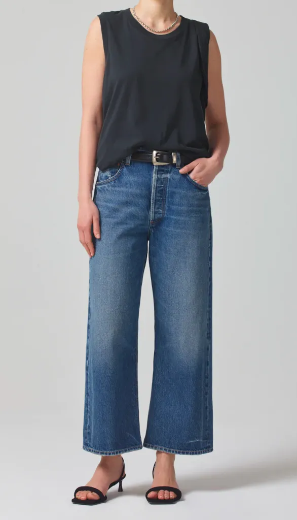 Gaucho Vintage Wide Leg - Oasis