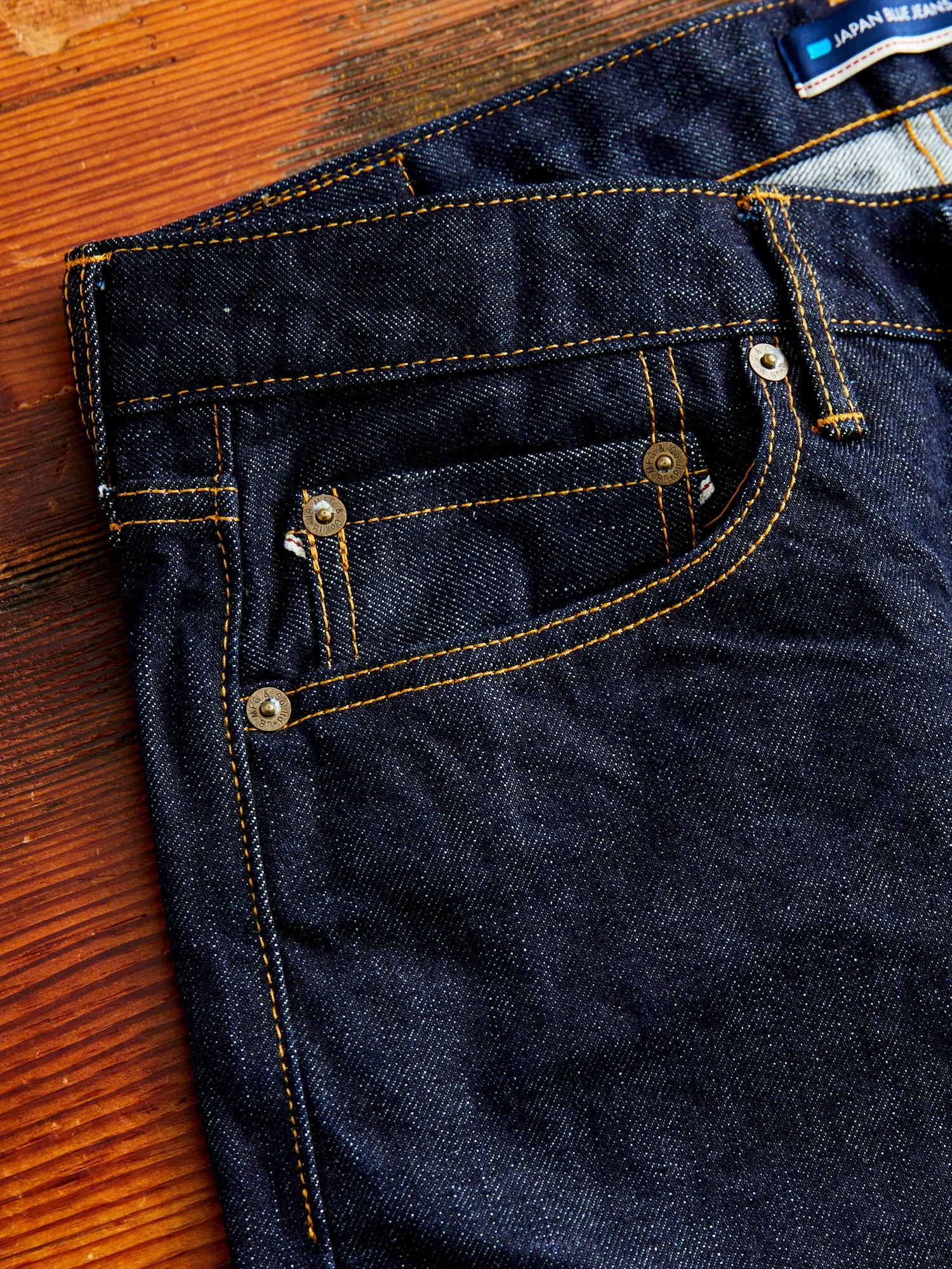 J201-IND "Circle" 14.8oz Selvedge Denim - Tapered Fit