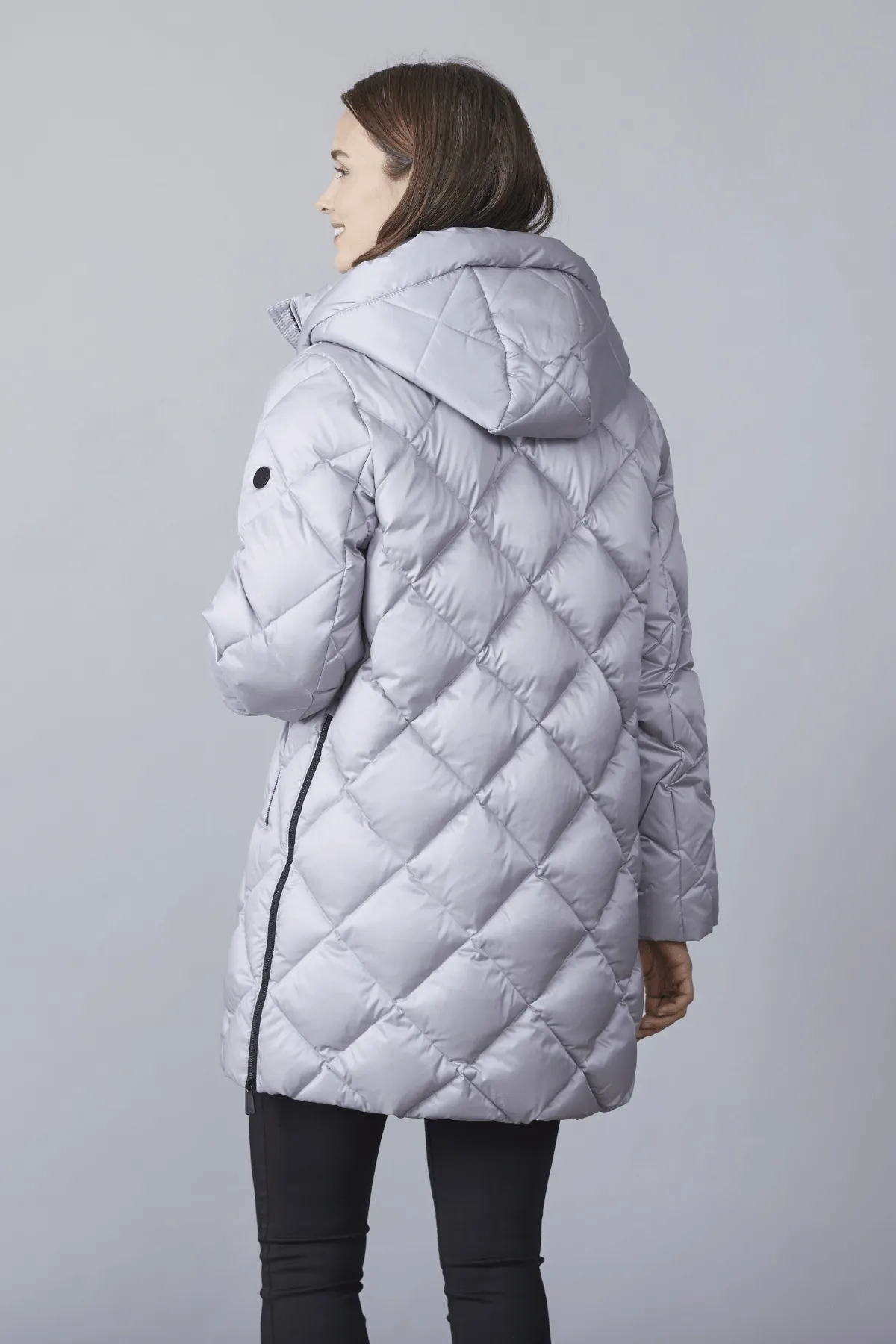 KARMA Diamond Quilted Down Coat 2663O