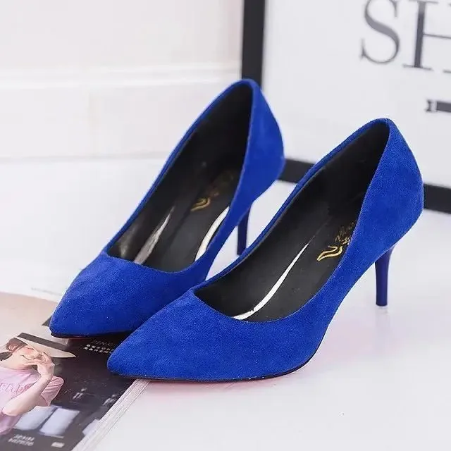 Lady High Heels: Stylish Shallow Mouth Design - Elevate Your Look!