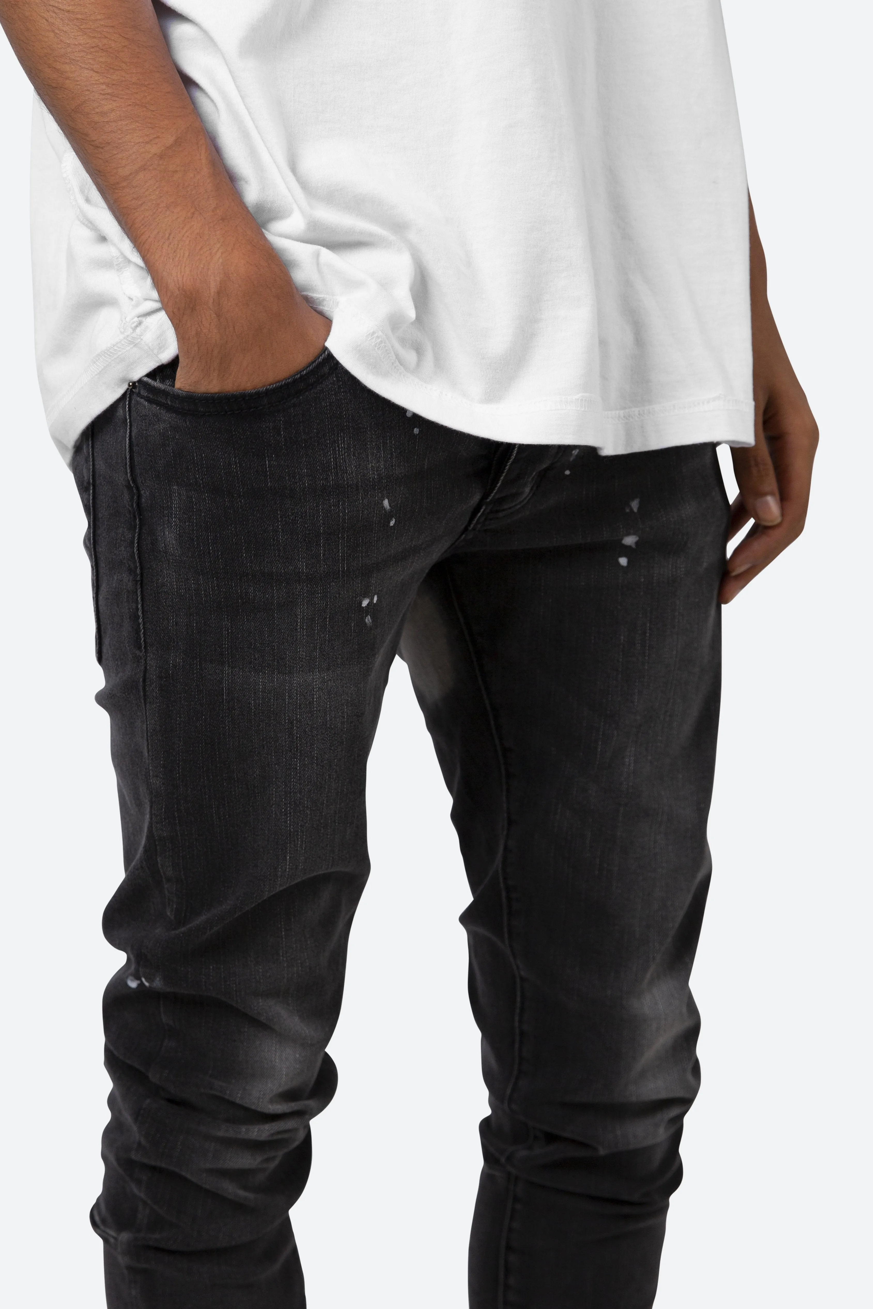 M170 Stretch Denim - Black