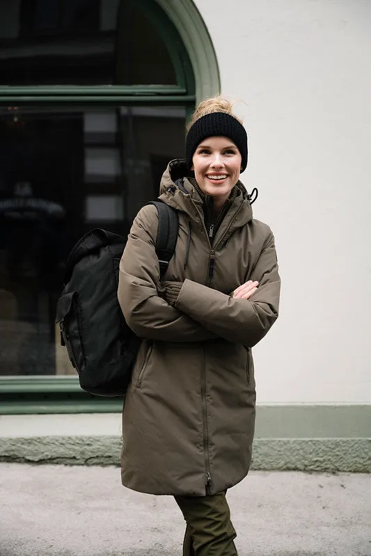 Mellow Vattert Parkas II - Armygrønn