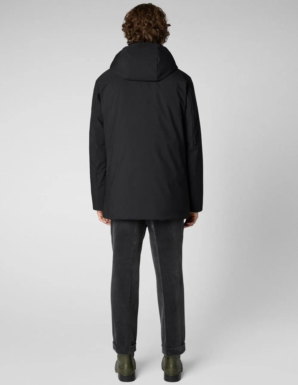 Parka Save The Duck Ronan Negra Hombre