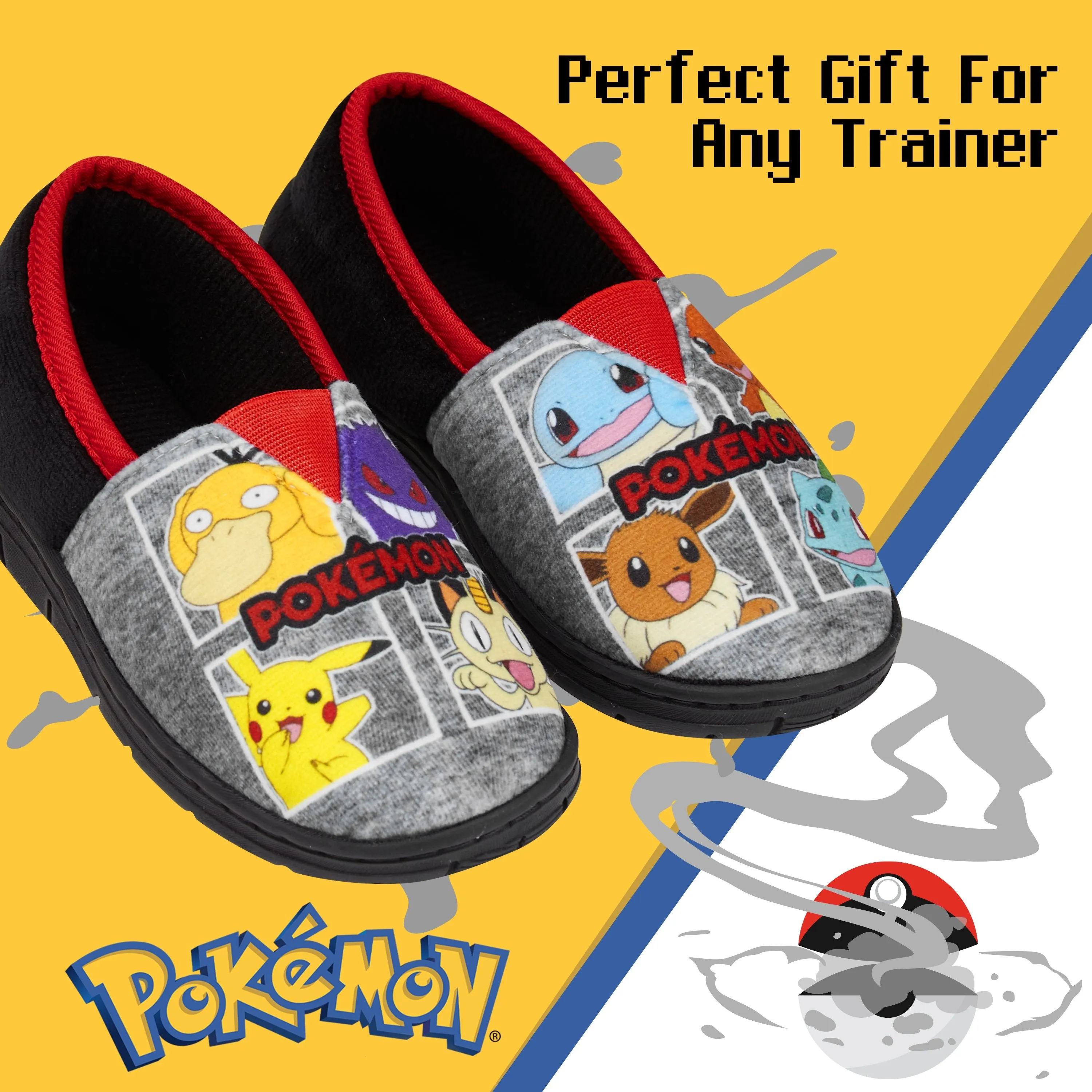 Pokemon Boys Slippers, Soft Kids Shoes, Pokemon Gifts for Boys