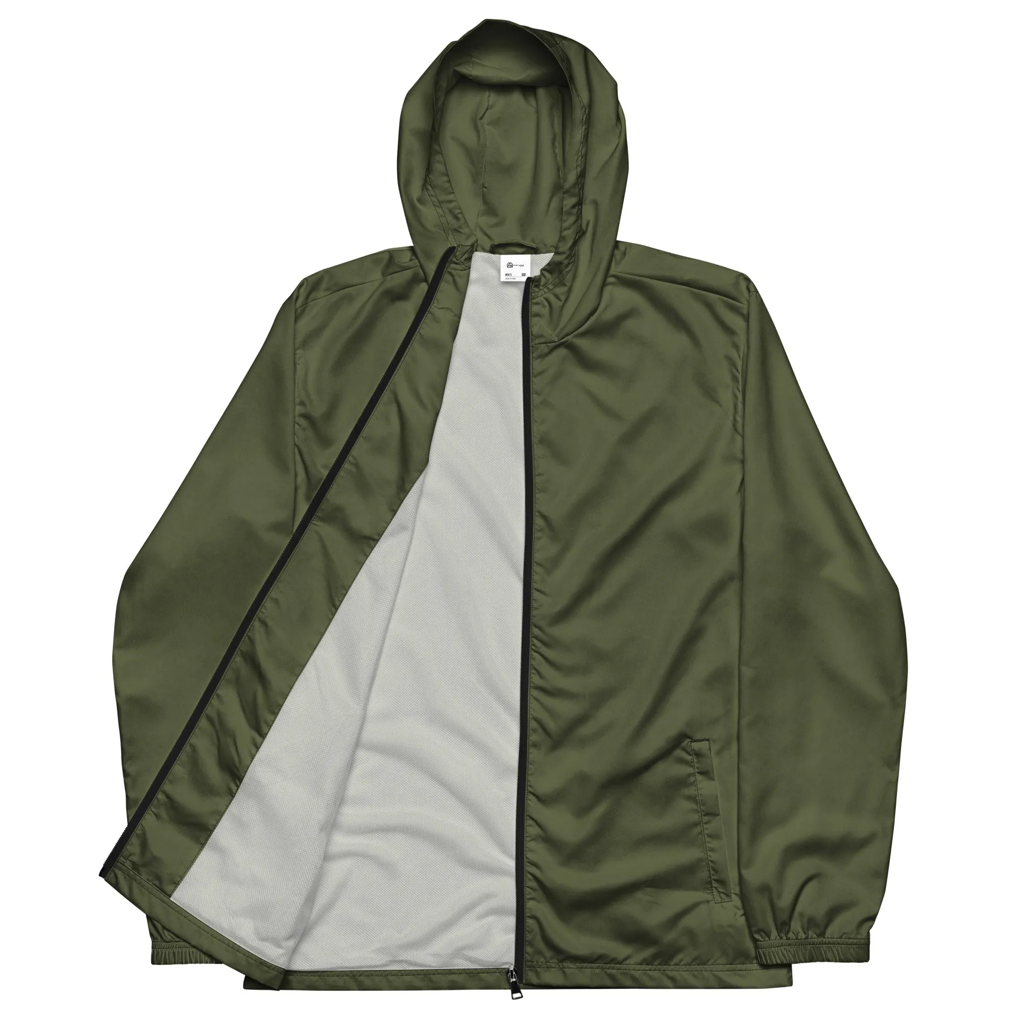 Solid Color Mens Windbreaker