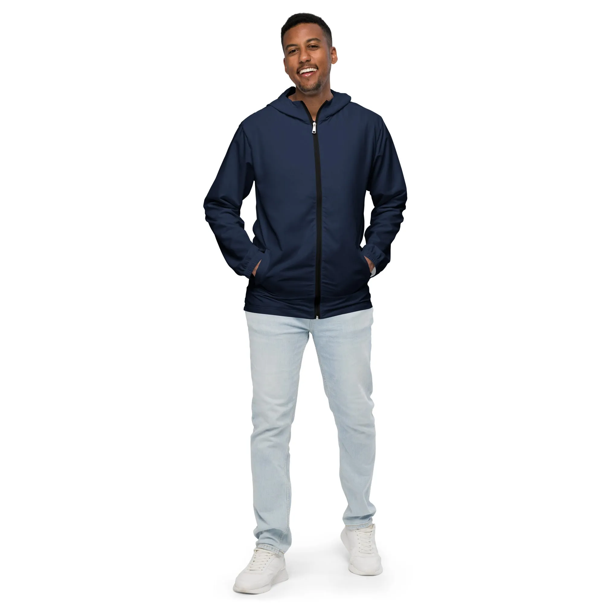Solid Color Mens Windbreaker