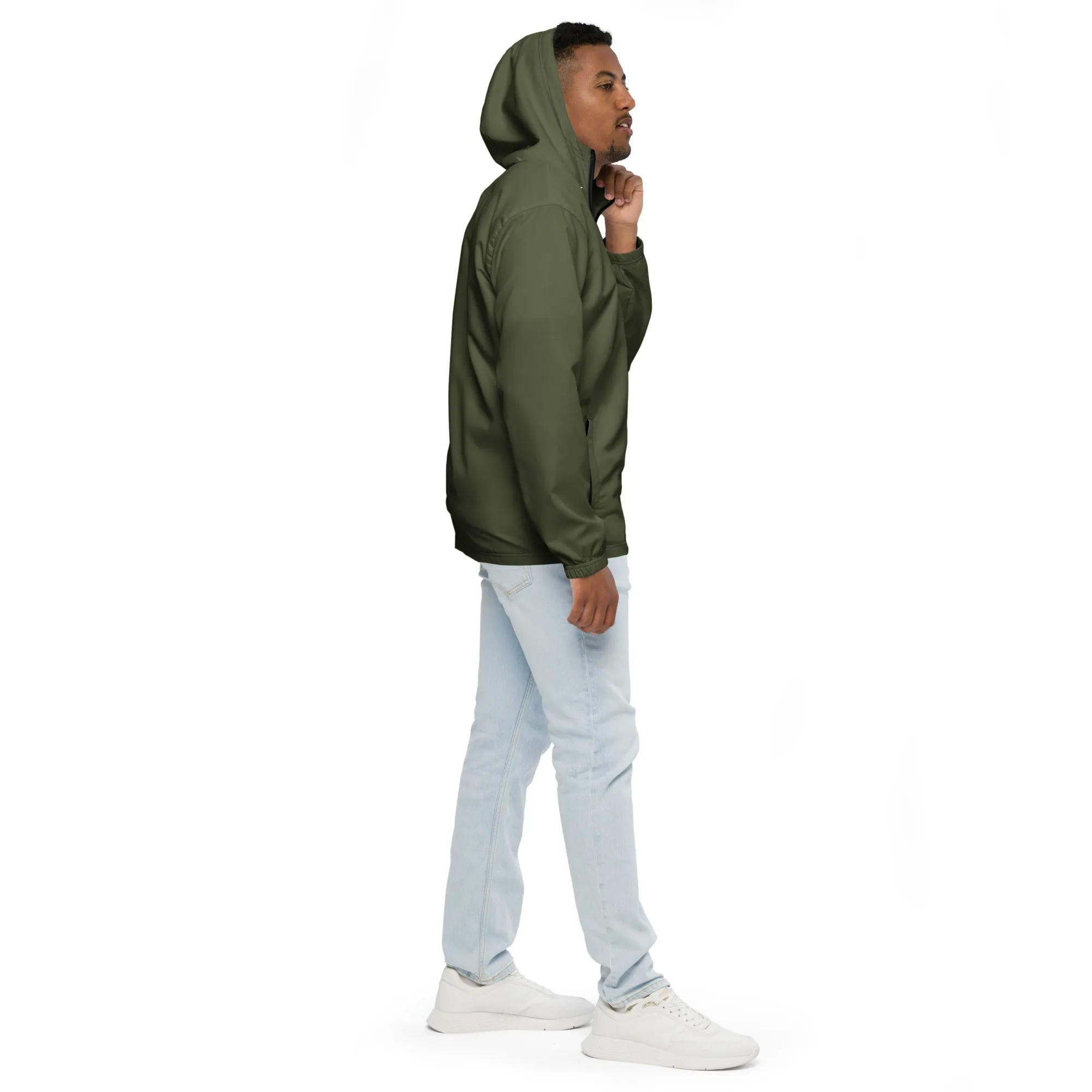 Solid Color Mens Windbreaker