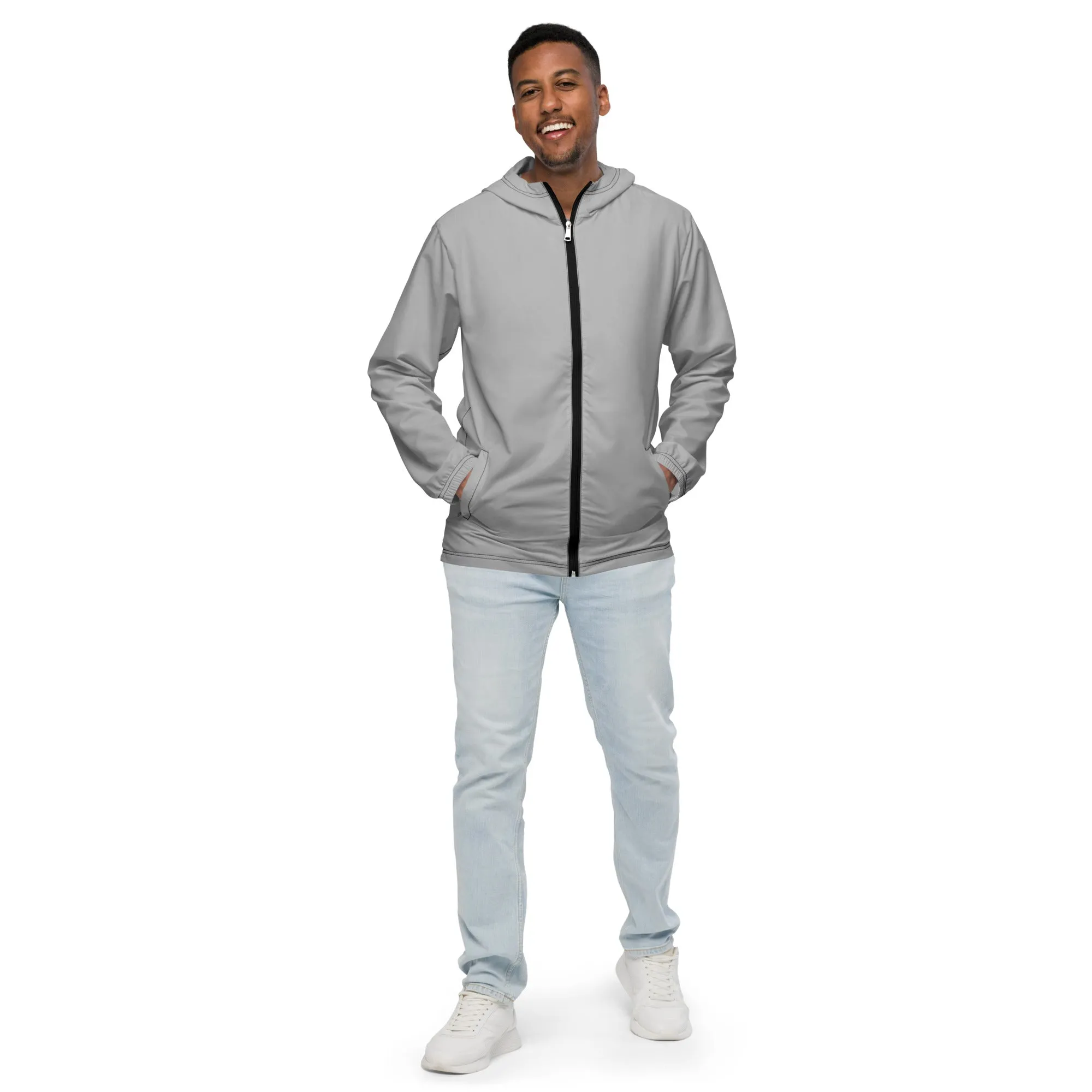 Solid Color Mens Windbreaker