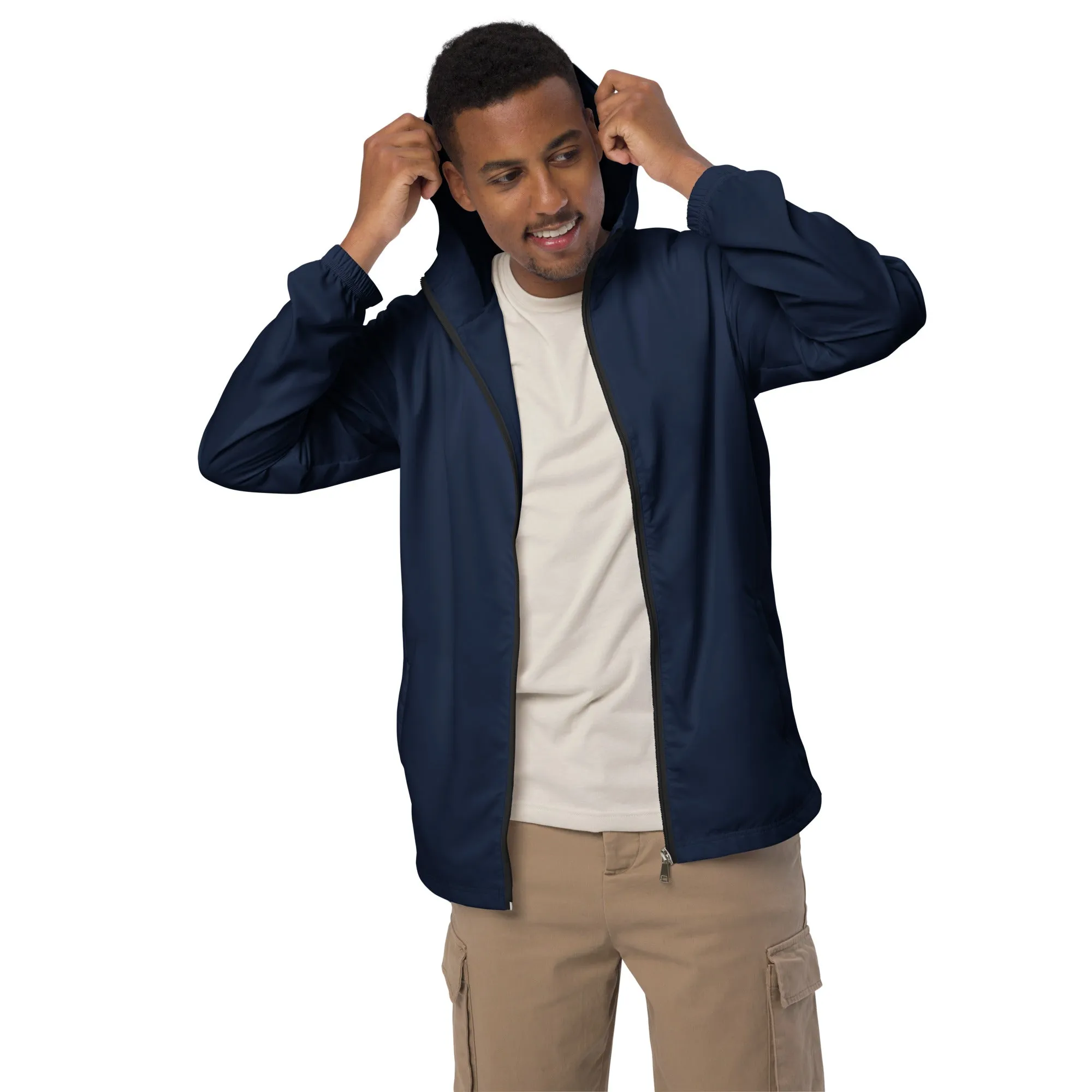 Solid Color Mens Windbreaker