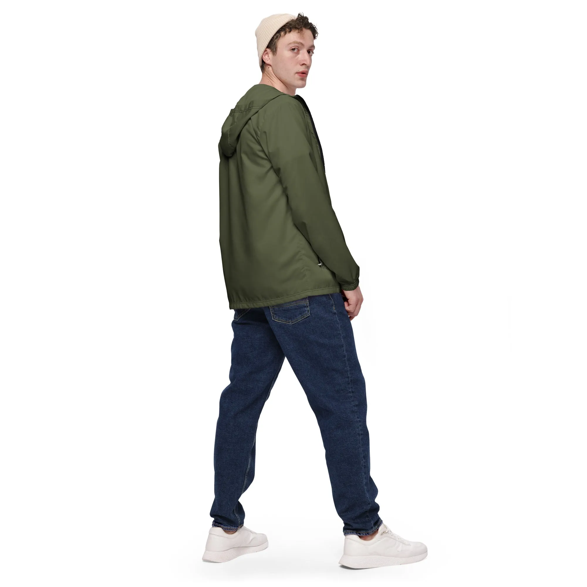 Solid Color Mens Windbreaker