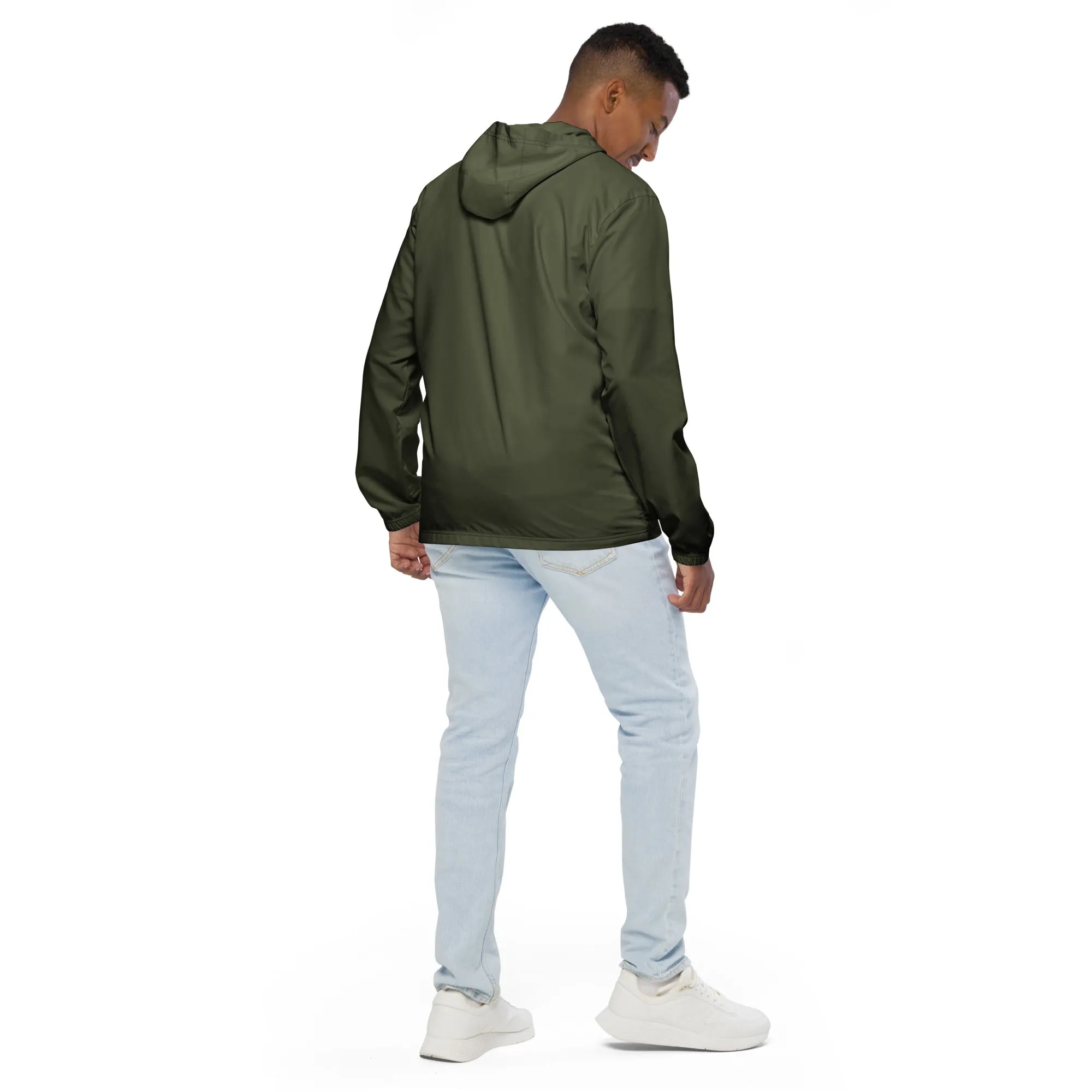 Solid Color Mens Windbreaker