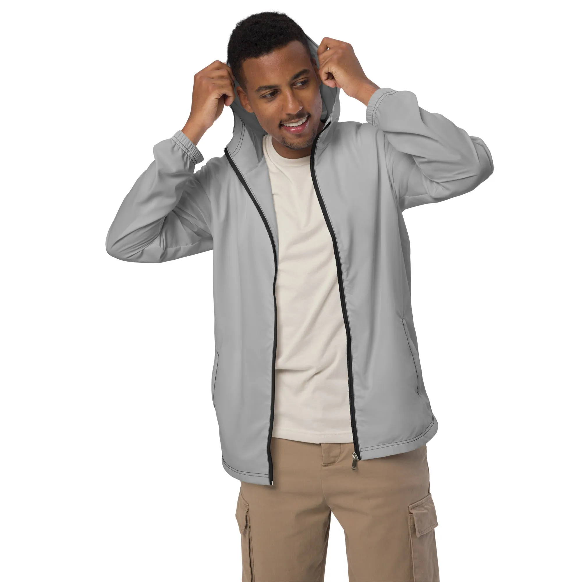 Solid Color Mens Windbreaker