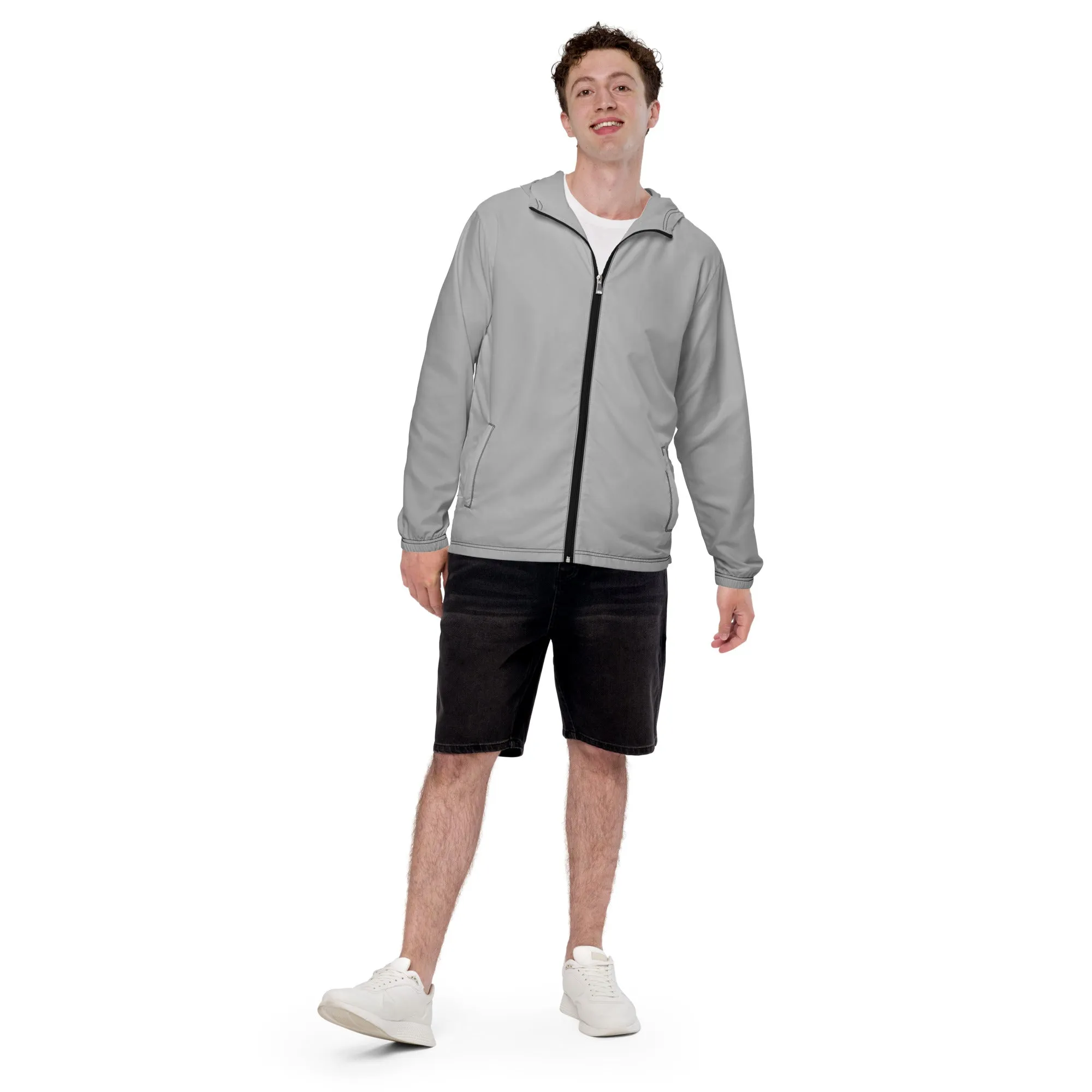 Solid Color Mens Windbreaker