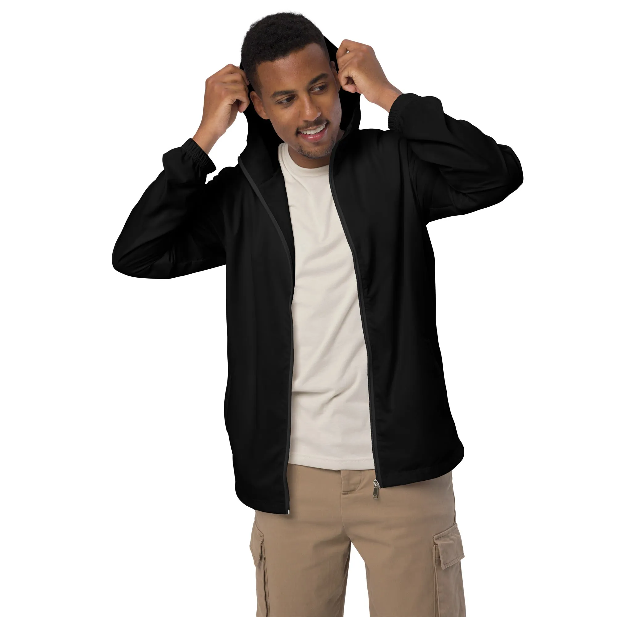 Solid Color Mens Windbreaker