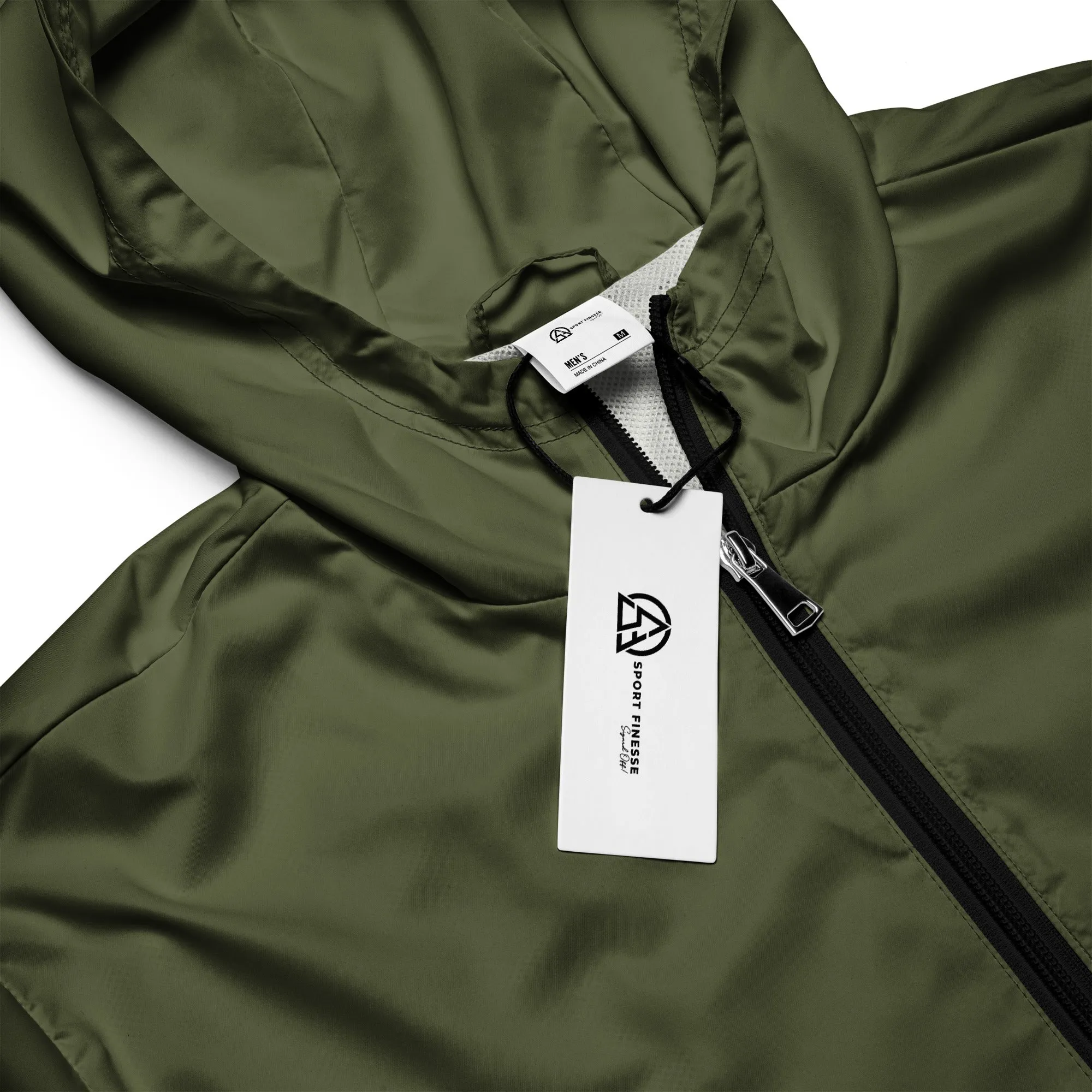 Solid Color Mens Windbreaker