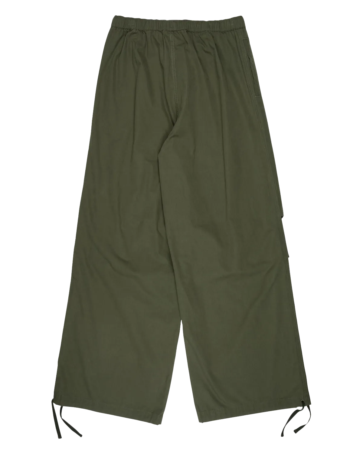 Strip Parachute Trousers in Khaki