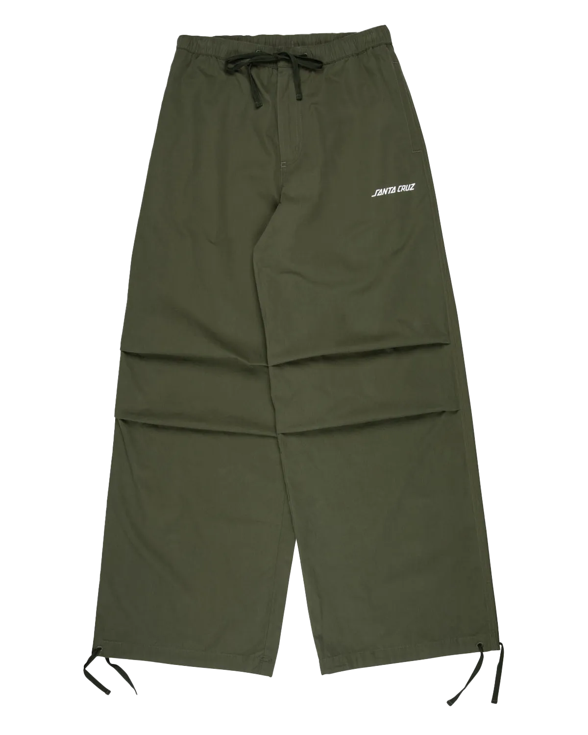 Strip Parachute Trousers in Khaki