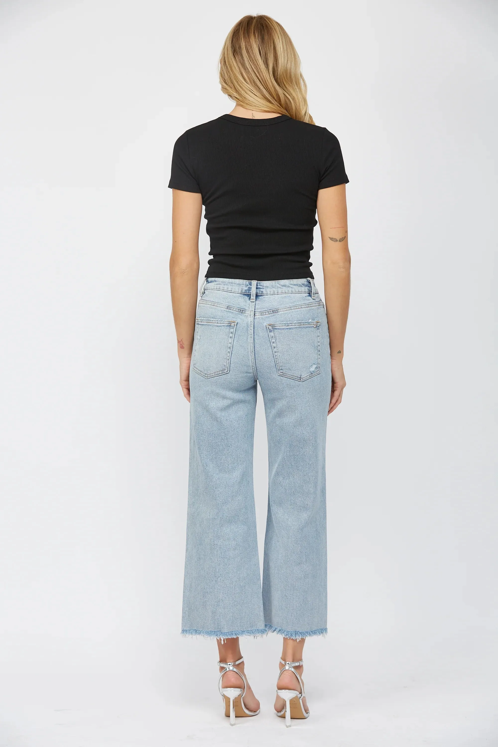 The Athens High Rise Ankle Wide Leg
