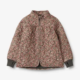 Thermo Jacket Thilde - raven wild flowers