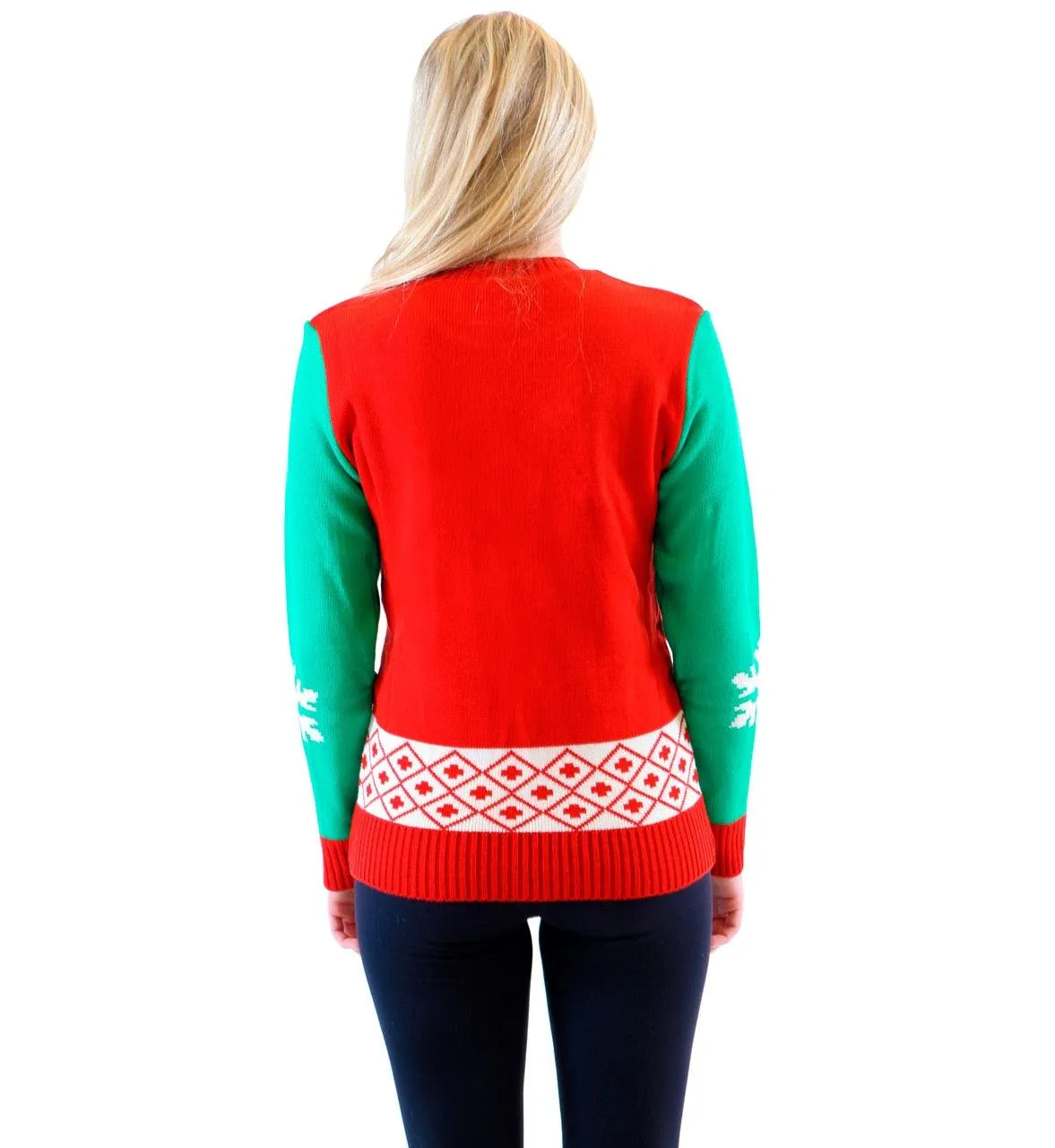 TMNT Big Turtle Face Ugly Christmas Sweater