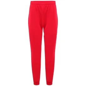 Unisex Boys Girls Fleece PE Gym School Jogging Bottoms Trousers Joggers Pants -Red