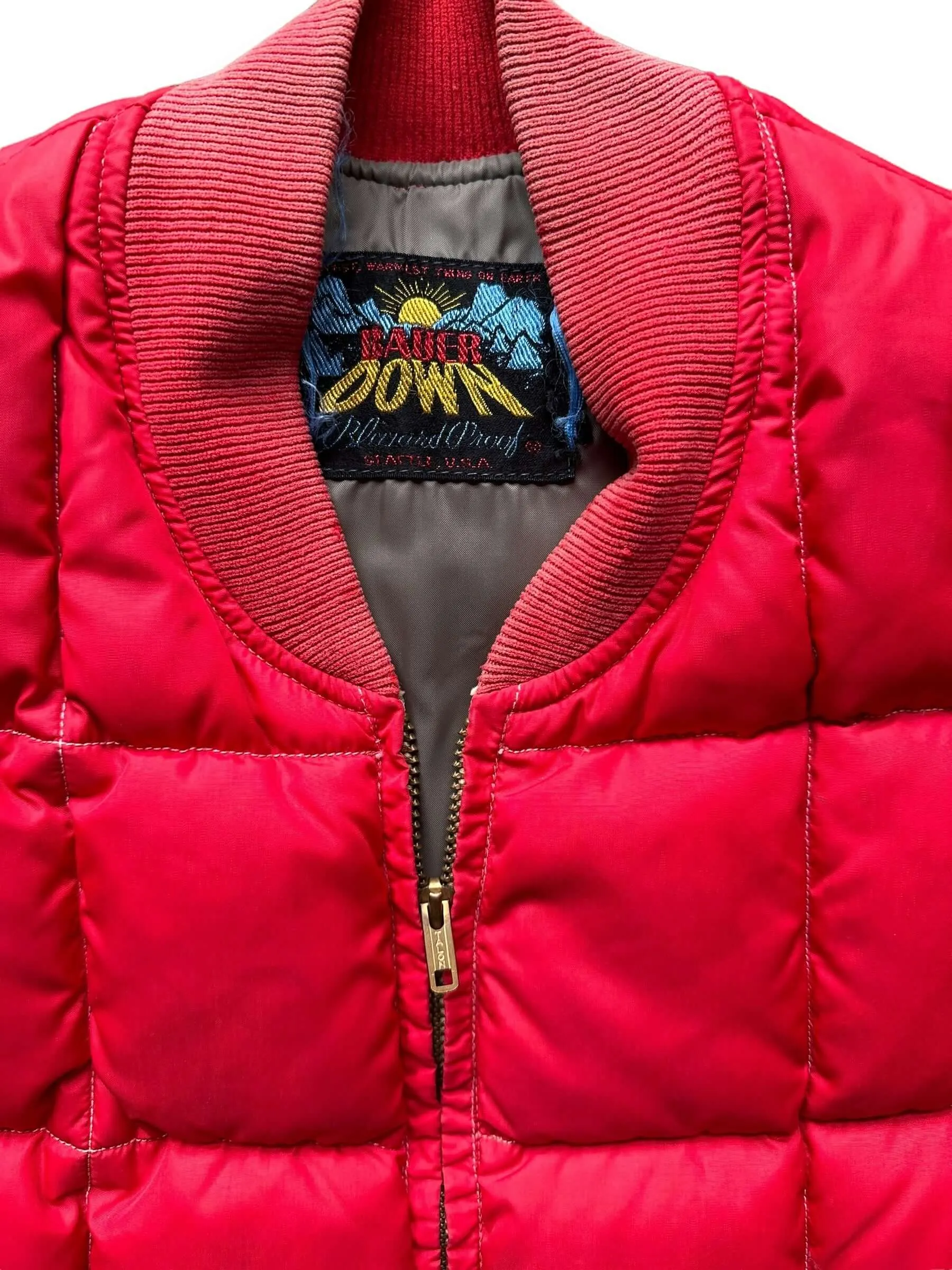 Vintage Eddie Bauer Blizzard Proof Down Vest SZ M