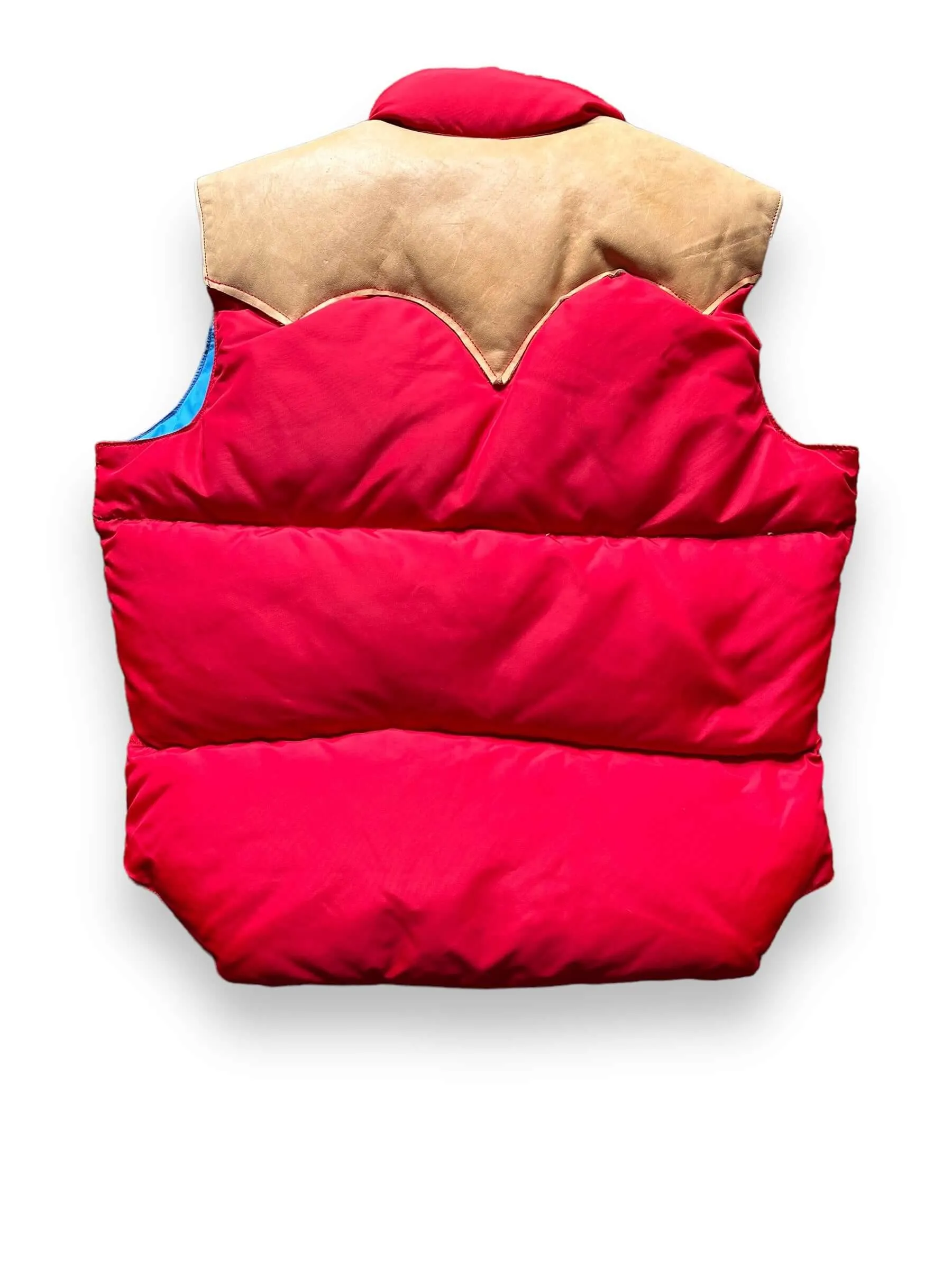 Vintage Rocky Mountain Featherbed Red/Blue Down Vest SZ L