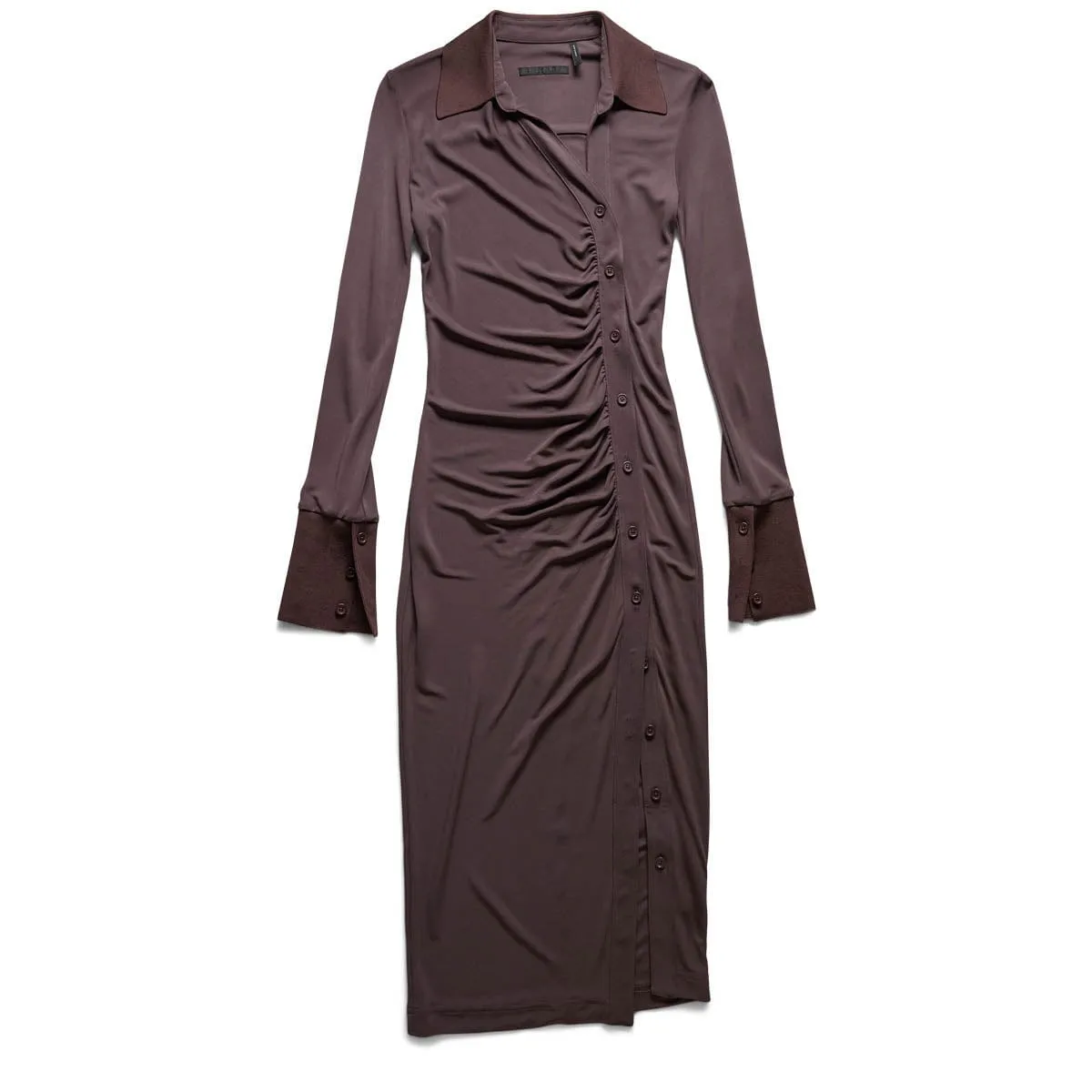 WOMEN'S ASYMMETRIC SHIRT DRESS